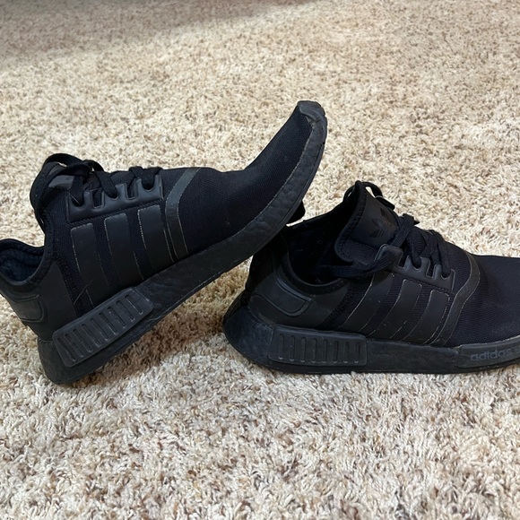 All black Adidas NMD